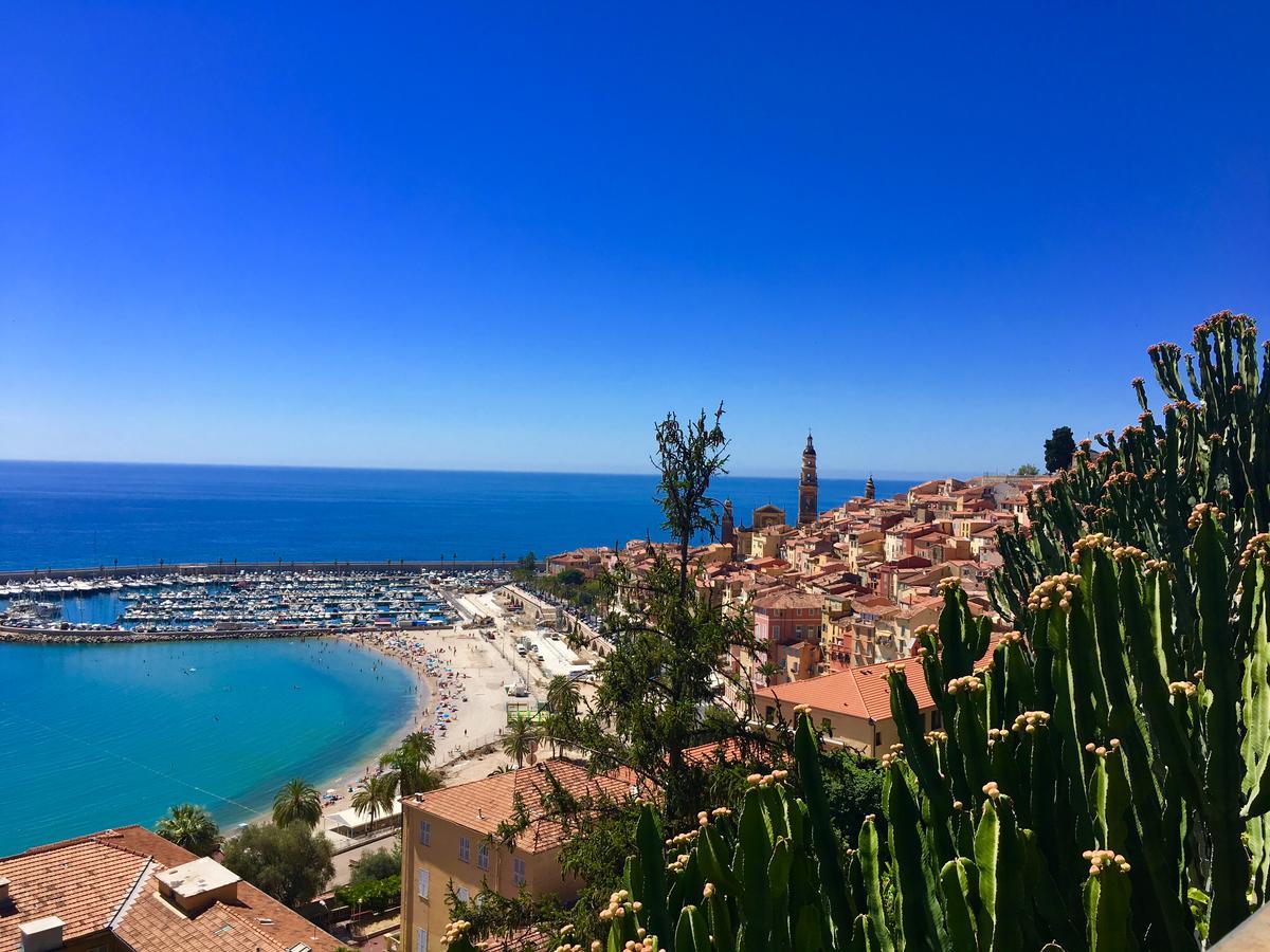 Les Glycines Apartment Menton Bagian luar foto