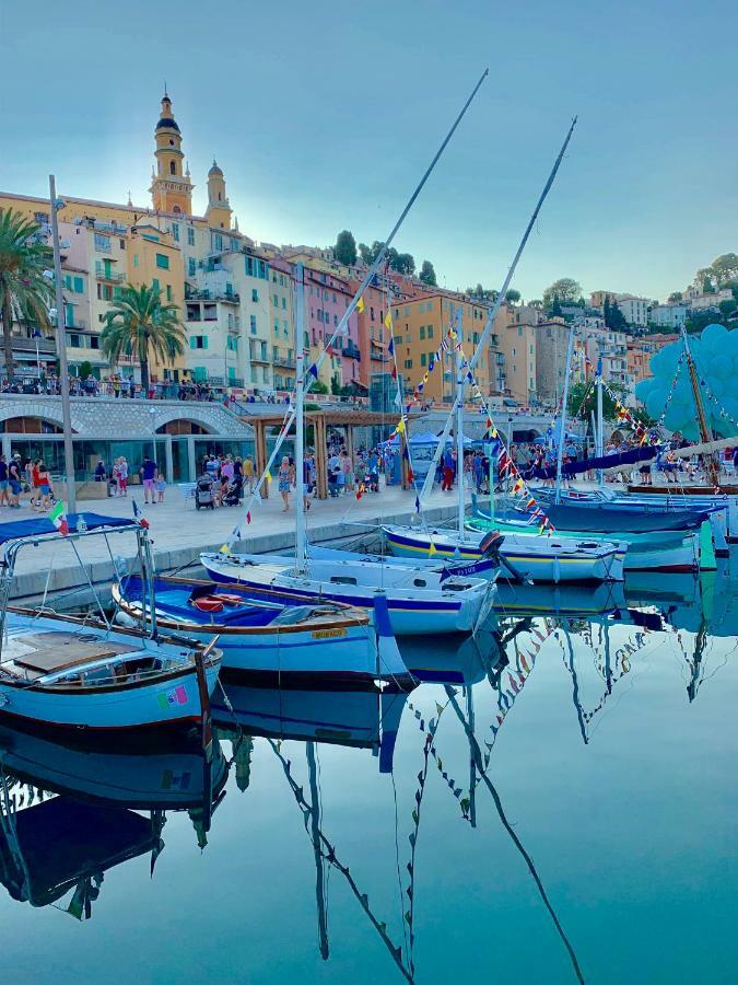 Les Glycines Apartment Menton Bagian luar foto