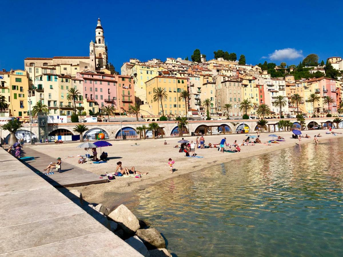 Les Glycines Apartment Menton Bagian luar foto