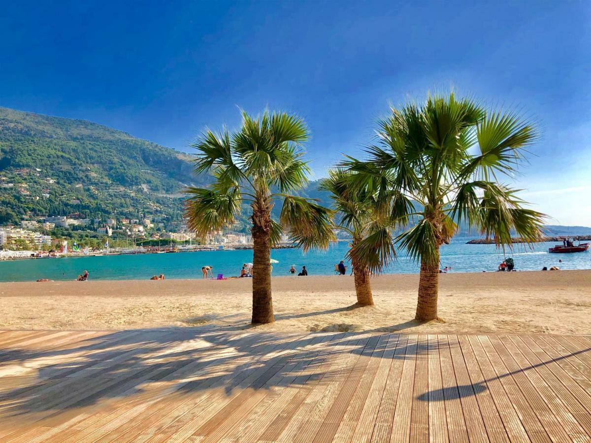 Les Glycines Apartment Menton Bagian luar foto